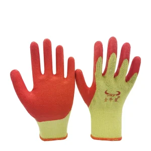 Industrial Level Anti Slip Protection Gloves Latex Coating Customizable Rubber Hand Gloves for Construction