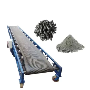 Industrial Long Distance Belt Conveyor Durable Rubber Belt Fireproof Design Adjustable Speed 1 Layer for Mining Construction