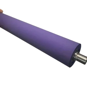 Industrial PU Conveyor Rubber Roller with Metal Shaft