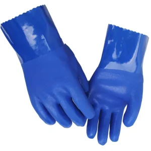 Industrial PVC Labor Protection Gloves Acid Alkali & Oil Water Resistant Silicone free Powder free Customizable Safety Gloves