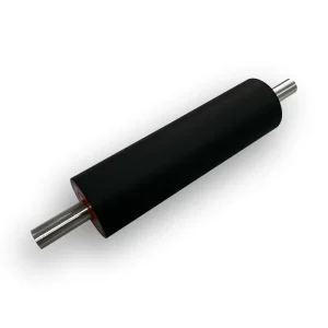 Industrial Rubber Covered Cylinder Roller Large Rubber Coated Roller Shaft Rubber Covered Roller Shaft Large Rubber Shaft Roller