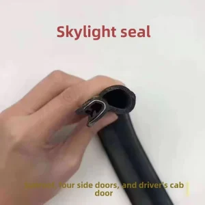 Industrial Rubber Products with Cutting Service for Excavator Window Seal