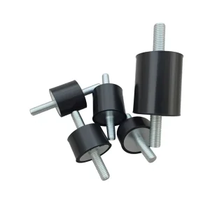 Industrial Rubber Shock Absorber with External Screw, Anti-Vibration Mount for HVAC Systems, Generators, Pumps, and Motors
