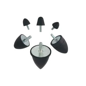 Industrial Rubber Vibration Isolator Mount Feet Pad Anti-Vibration Damper for CNC Generator Compressor Marine Pump HVAC
