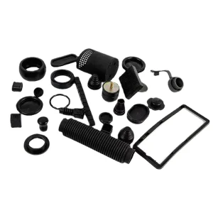Industrial Silicone Rubber Molded Parts Gasket Seals Special Shaped EPDM NBR FKM Anti Aging Rubber Parts