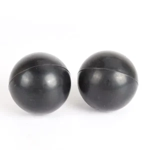 Industrial Solid Custom Molded Nitrile EPDM Rubber Balls with Hole Wear resistant Elastic Cutting Service Vibrating Screen Use