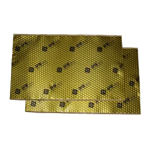 Industrial Square Thermal Insulation Sound Damping Composite Butyl Foam Heat Resistant Car Heat Insulator Deadening Sheet for