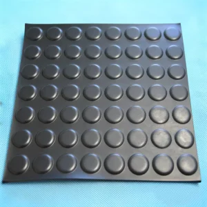 Industrial Vulcanized Rubber Sheet CR NR EPDM Material Shock Absorption Corrosion Resistant Custom Thickness 60 Shore Hardness