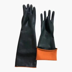 Industrial Waterproof Black Latex Gloves Thick Wear Resistant Tendon Gloves for Car Cleaning Labor Protection Rubber Gloves