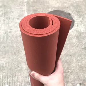 Inflaming Retarding 10mm Silicone Foaming Rubber 8mm Thin Silicone Foam Sheet
