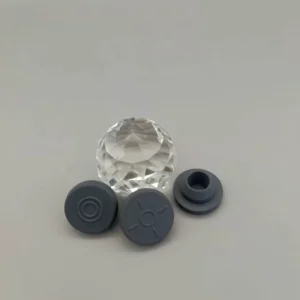 Injection Glass Vial Pharmaceutical Bromobutyl Rubber Stopper 20mm Non Spill Crimp Closure Bottle Stopper