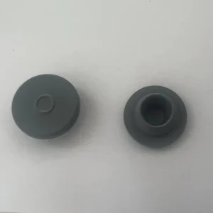 Injection Glass Vial Plug Closure 20mm Grey Nitrile Butadiene Rubber NBR Stopper 10ml Non Spill Crimp Closure for Pharmaceutical