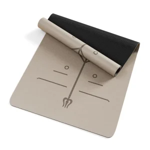 Innovative Eco Friendly Coconut Shell PU Natural Rubber Yoga Mat 80cm Extra Wide Non Slip 5mm Thickened High Strength Mat