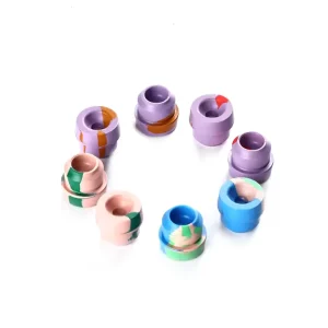 Innovative High Quality Sealing Customizable Mixed Color Medical Rubber Stoppers for Lab Tube Testing Solutions