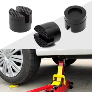 Jack Rubber Pad Set Slotted Jack Stand Pad Floor Frame Protector Adapter