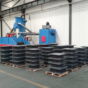 Jingtong Quality Elastomer Lead Core Natural Neoprene Rubber Bridge Seismic Isolation Bearing 40C~60C Rotation 40 Model