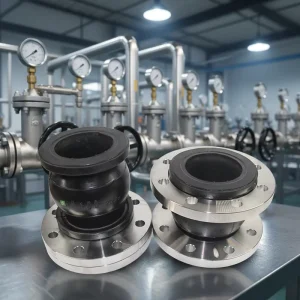 Jiufu Single Sphere Flexible Rubber Expansion Joint Flange Type Anticorrosive EPDM NBR Rubber Bellows for Water Pipeline