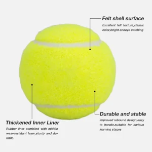 Jusain Professional Game Training Paddle Tennis Balls Eco Friendly High Elastic Resistant Rubber 145 150cm Bounce Durable 130g