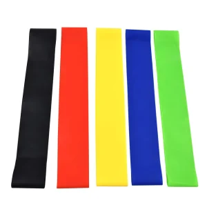 Kepler 5pcs Elastic Resistance Band Set for Exercise Yoga Fitness Home Use Durable Rubber Bands