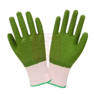 L568 Wavy Pattern Full Immersion Rubber Gloves Non slip Wear resistant Waterproof Comfortable Work Labor Gloves