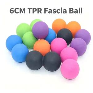 LXYMR 05A Small Deep Tissue Mini Yoga Spiky Ball Semi foaming Rubber Massage Ball Fitness Ball