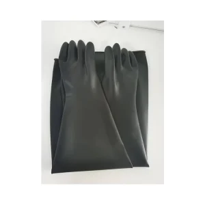 Lab Butyl Rubber Gloves for Glove Boxes and Battery Manufacturing 800mm *160 mm * Thickness 0.8 mm 1 Pair
