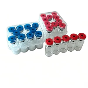 Lab Cosmetic Dual use Glass Cylinder Bottle Various Volumes for Lyophilized Powder peptide Packaging