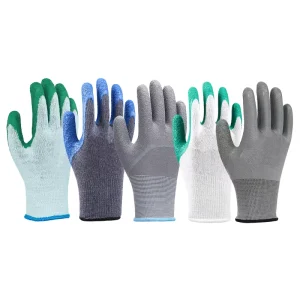 Labor Gloves Latex Wrinkle Wear resistant Non slip None Breathable Full Handling Gummed Construction Work Unisex