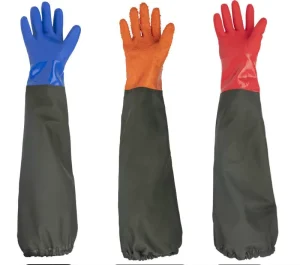 Labor Gloves Lengthened Rubber Aquatic Labor Protection Fish Work Thickened Digging Lotus Root Long Sleeve Gloves