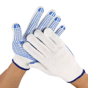 Labor Protection Gloves Cotton Yarn Coated Rubber Thickened Construction Site Wear Resistance Dipped Anti slip