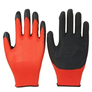 Labor Protection Gloves Foam Latex Gloves Dip Rubber Coated Palm Anti skid Wear resistant Breathable Work Protective Gloves