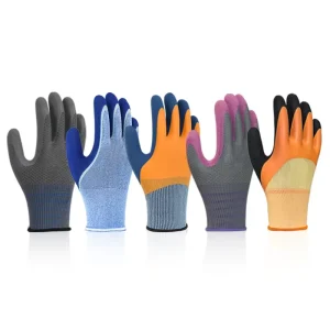 Labor Protection Gloves Matte Wear-Resistant Non-Slip Breathable Full Texture Work Gloves