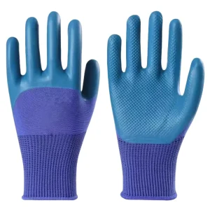 Labor Protection Gloves Physical Embossing Highly Wear Resistant Thick Latex for Factories Logistics Transportation