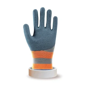Labor Protection Gloves Polyester Tire Rubber Coated Wear-Resistant Non-Slip Industrial Work Protective Gloves