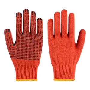 Labor Protection Safety PVC Dotted Gloves
