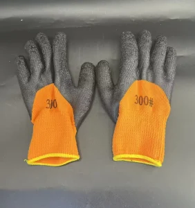 Labor Protection Work Gloves Waterproof Oil Resistant Slip Resistant Wear Resistant Anti Slip Dipped Rubber Gloves