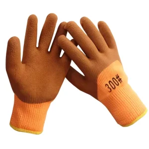 Labor Protection Work Gloves Waterproof Oil Resistant Wear Resistant Anti-Slip Dipped Rubber Gloves for Welding Industry