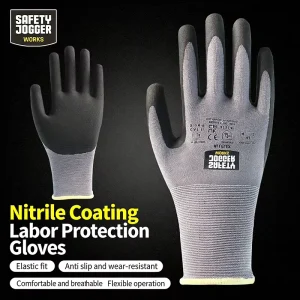 Labor protection Gloves Nitrile Ultra fine Foam High Elasticity Flexible Anti slip Comfortable Breathable Resistant Maintenance