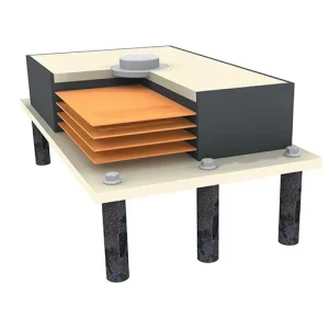 Laminated Elastomeric Bridge Bearing Pad for Vibration Isolation in Bridges and Buildings