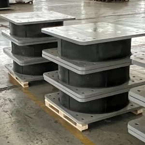 Laminated Natural Rubber Bridge Bearing Building Elastomeric Bearing Pad Isolation Seismic Isolation Bearings Cutting