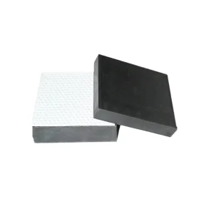 Laminated Steel and Rubber Black Rectangular Bearing Pad for Highway Bridges