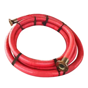 Large-Diameter Flange Explosion-Proof Wear-Resistant Steel-Wire-Reinforced Rubber Hose for Sandblasting and Tunnel Use