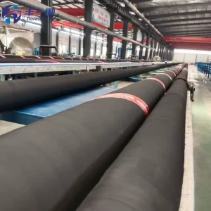 Large Diameter NBR Rubber Hose 6-8 Inch Corrugated 24″ Floating Oil Dredging Hose for Submarines