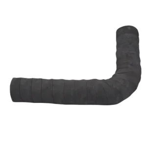 Large-Size Black Elbow EPDM Rubber Hose, Cloth-Wrapped Reinforced Oil Pipe