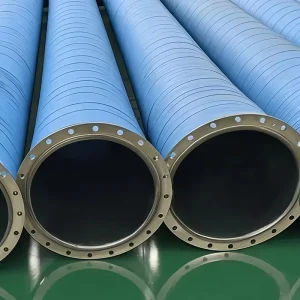 Large diameter Flanged Rubber Hose with High Pressure Resistance and Wear Resistance