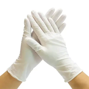 Latex Disposable Medical Examination Gloves Powdered 6mil Thick Ambidextrous CE Certified Breathable Puncture Resistant Economic