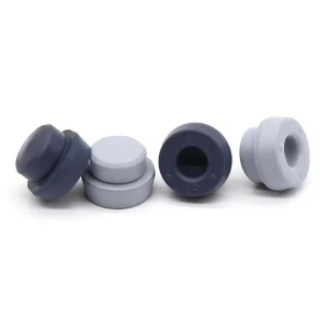 Latex Free Grey Butyl Rubber Stoppers for 13mm Vacuum Blood Collection Tubes with High Sealing Performance