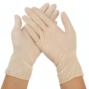 Latex Glove Factory Disposable Latex Gloves Milky White Powder