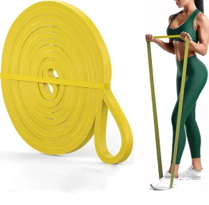 Latex Gym Fitness Elastic Resistance Bands for Body Building Strength Training Thick Loop Portable Set
