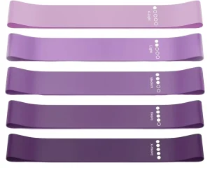 Latex Resistance Bands for Women and Men Workout Elastic Exercise Loop Strips Stretch Bands for Booty Legs